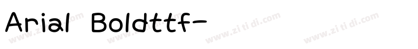 Arial Boldttf字体转换